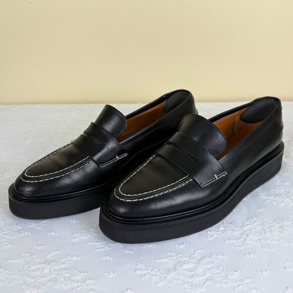 ATP Atelier Black Loafers - Picture 1 of 7